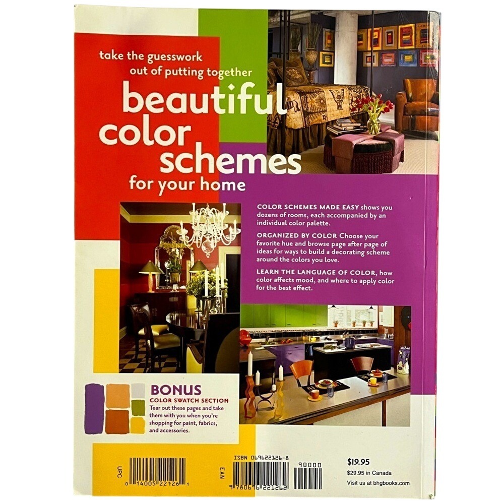 Better Homes And Gardens Color Schemes Made Easy Book Vintage 2004 - Picture 2 of 13